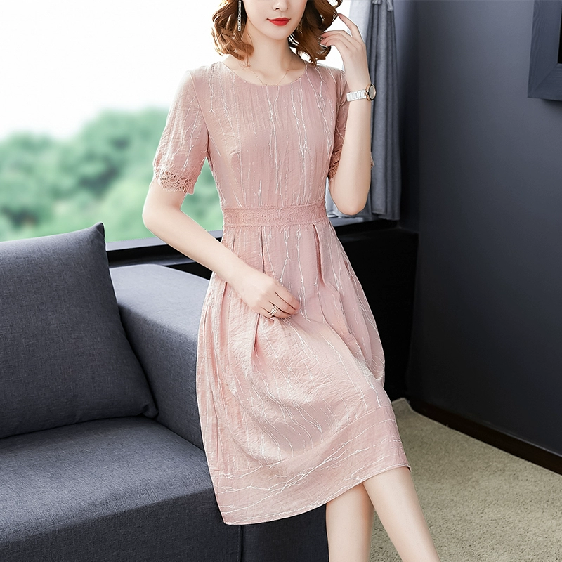 Quần áo nữ size lớn Bà Xia Kuo khí chất 35 quý cô 45 cao cấp phong cách tây trang phục tuổi 30-40 hàng châu âu - váy đầm