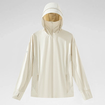 Womens sun protection clothing UPF50 large brim summer sun protection clothing outdoor cycling skin clothing fishing clothing