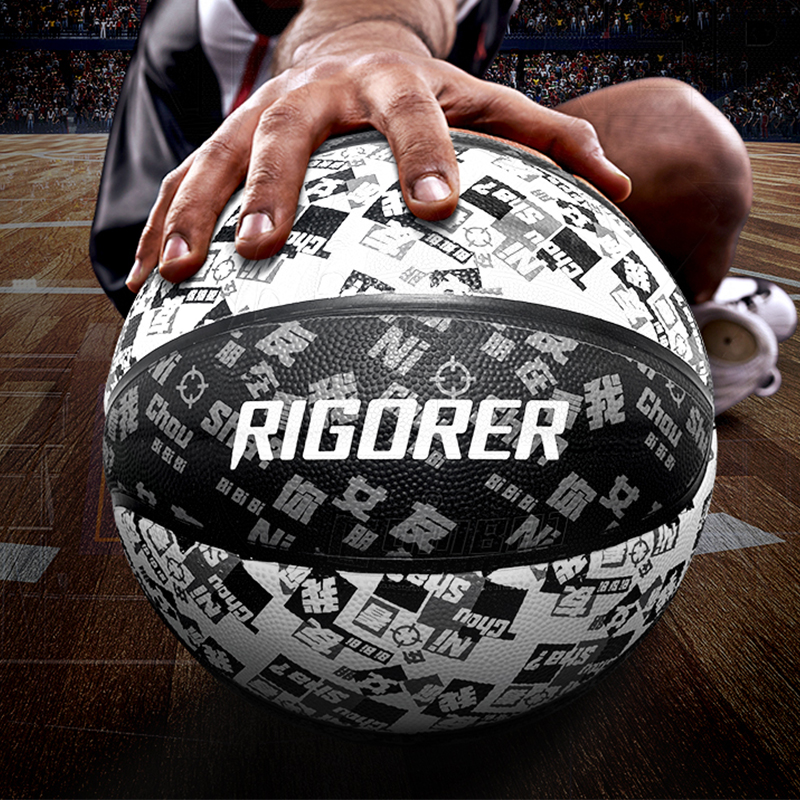 Standard basketball outdoor cement ground wear-resistant match training special middle school student No 7 adult college student rubber ball