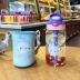 Với ly uống nước rơm nam và nữ em bé cốc nước cầm tay dễ thương phim hoạt hình cốc học sinh mẫu giáo cốc nước - Tách