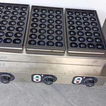 Three-plate commercial fish ball stove machine octopus small ball electric stall 84-hole fish ball machine