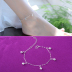 Vòng chân nữ phiên bản Hàn Quốc s925 sterling bạc đơn giản thời trang cá tính quà tặng chuông tươi chân nhẫn Sen trang sức vòng chân vòng đeo chân cho nữ Vòng chân