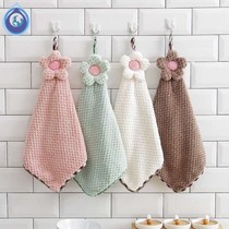 Kitchen towel children cute hand towel hanging absorbent bathroom hand cloth small towel wipe dry rag handkerchief