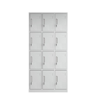 Thickened lockable six-door locker dormitory restaurant school gym factory hospital iron cabinet storage locker