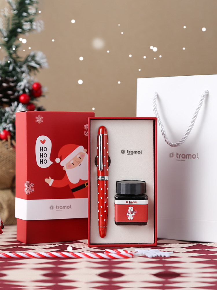 [Christmas Gift] Tramol First Look Series Fountain Pen, High-End, Exquisite, and Beautiful, Birthday and Valentine's Day Gift, Special for Students to Practice Writing, Gift for Boys and Girls, Christmas Gift Box Set