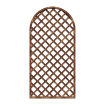 Villa courtyard fence balcony anticorrosive wood mesh fence decoration outdoor garden guardrail partition plant climbing frame