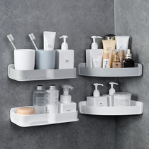 Bathroom storage rack Bathroom wall-mounted non-perforated storage rack Toilet toilet plastic wall bathroom tripod