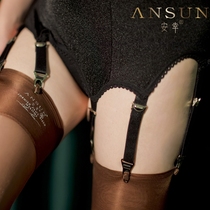 ANSUN Sexy garter Retro waist seal court girdle Six-claw metal buckle High elastic adjustable