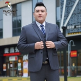 Мужской костюм, комплект, пиджак классического кроя, свадебное платье, большой размер