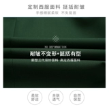 Мужской зеленый комплект, пиджак классического кроя, модное трендовое платье, в корейском стиле, 3 предмета