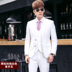 Nam Suit Suit Hàn Quốc Trim Suit Suit cưới Bridesmaid Sydals nam Suit Grey Casual 