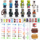 Square-headed block Minecraft minifigure weapon shield assembly building block toy HIM entity 303 square-headed mini-doll