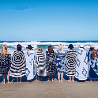 Beach Travel Vacation Non-Essential Items: Beach Shawl, Bath Towel, Women's Absorbent Thin Towel, Swimming Mat Towel