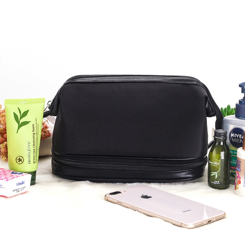 Men's business trip portable travel wash bag box dry and wet separation travel cosmetics and toiletries storage bag set female