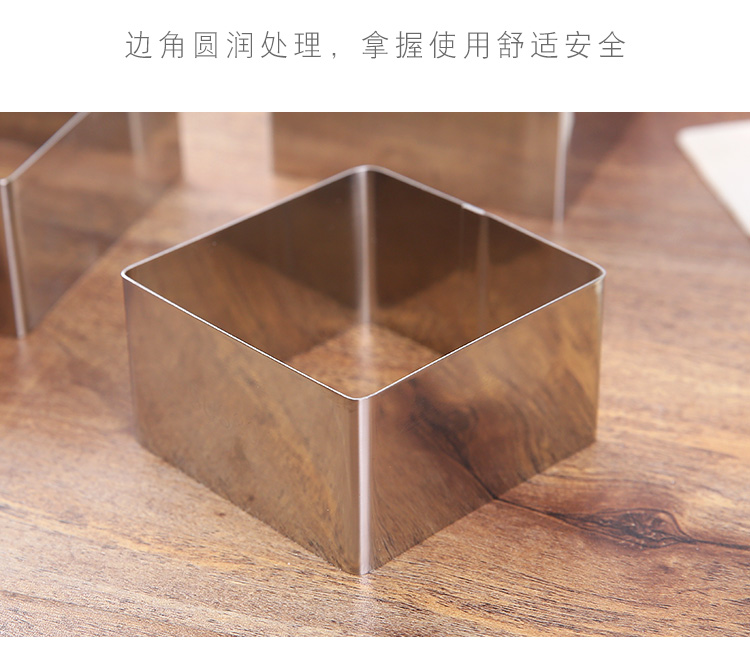 Da lộn 304 thép không gỉ hộ gia đình hỗn loạn máy da sao chép tay wanning công cụ da vuông ép da tạo tác - Tự làm khuôn nướng khuôn làm kem silicon