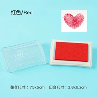 Красная печать ребенка легко чистить