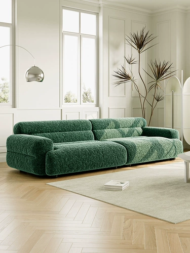 Кремовая ткань для гостиной, минималистичный диван, французский стиль, популярно в интернете