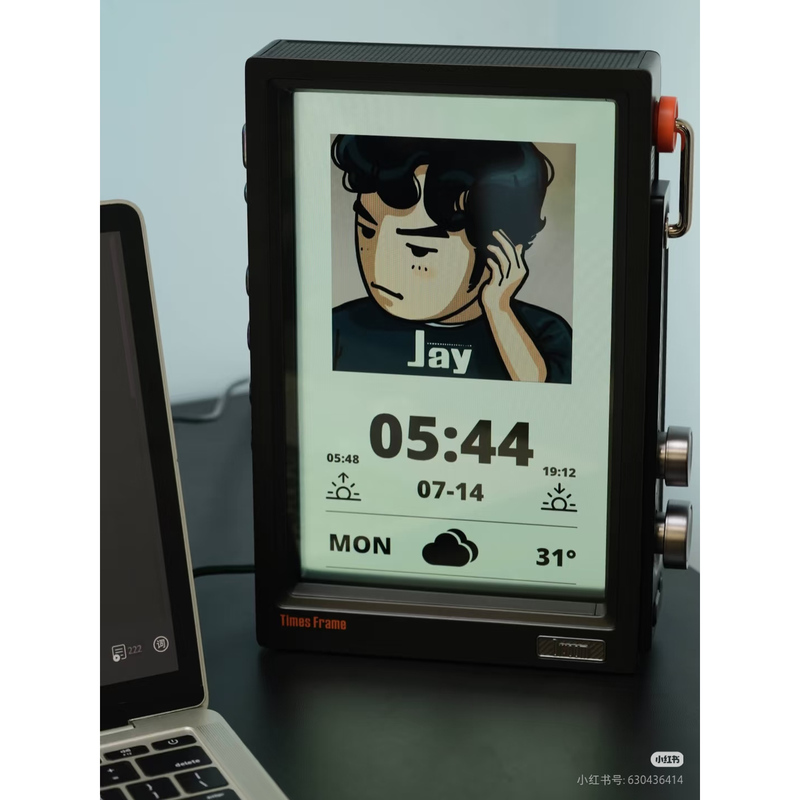 Divoom Time-Lapse Electronic Photo Frame High-Definition Digital Photo Album Display Screen Home Birthday Gift