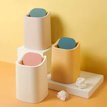 Desktop Trash Can Small Creative Net Red Cute Tea Table table containing light and luxurious garbage with lid Living room Mini home