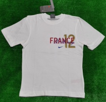 Nike Nike Nike France 12 Henry Children teenagers cotton short sleeve football fan T-shirt
