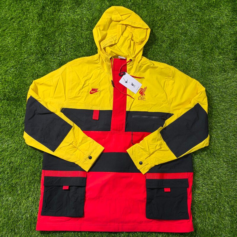 Nike Liverpool Football Training Pullover Retro Hooded Woven Jacket Windbreaker Dd9714-703