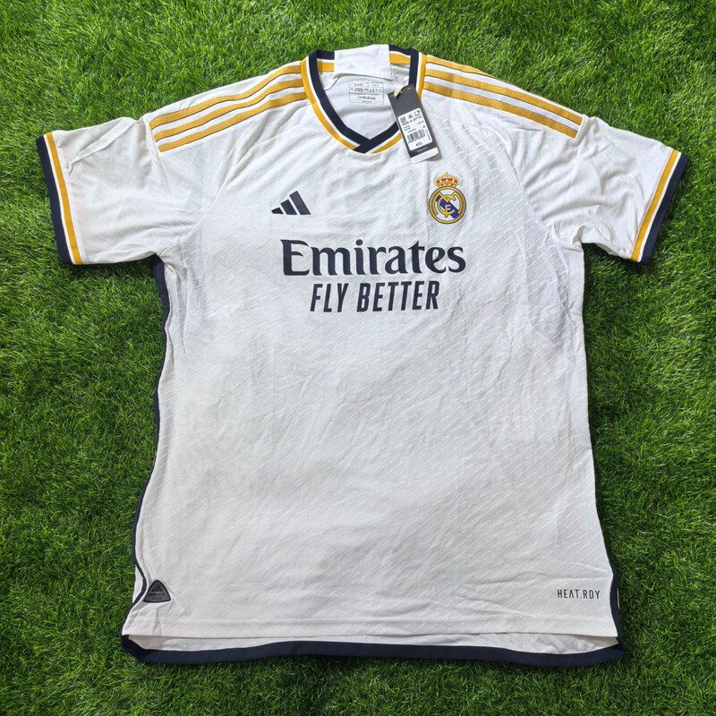 Adidas Real Madrid 2324 Player Version Short-Sleeved Jersey Football Uniform Ia5139 Large Size Adidas Real Madrid 2324 Player Version Short-Sleeved Jersey Football Uniform Ia5139 Large Size