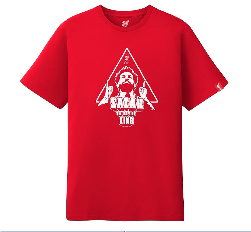 Official Liverpool Egyptian ball king Salah men's pure cotton short sleeve T-shirt football perimeter