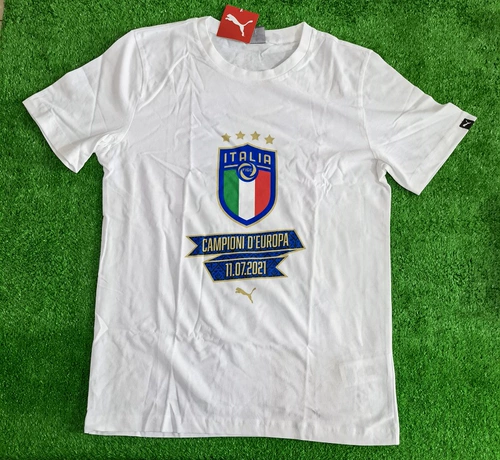 Puma, футбольная хлопковая памятная футболка, Италия, коллекция 2021