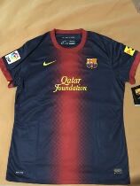 Nike Barcelona Barcelona 1213 home away womens short-sleeved football uniform