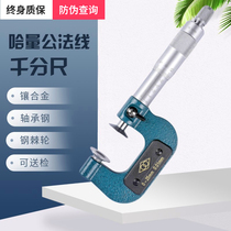 Hamlet Public Law Line micrometer 0-25-50-75-100 outer diameter micrometer high precision 0001 gear caliper