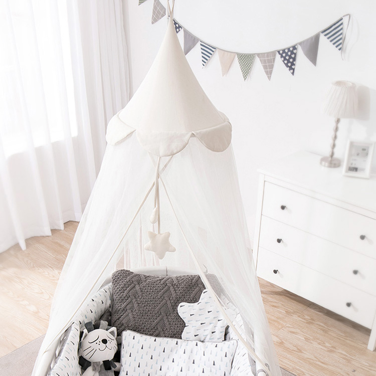 ins Floor-standing baby mosquito net Spire mosquito net Castle anti-mosquito mosquito net with floor bracket Chassis can be moved