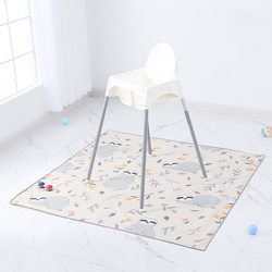 Waterproof, non-slip, multifunctional square game mat, children's high chair mat, floor protection mat, portable picnic mat for outdoor use