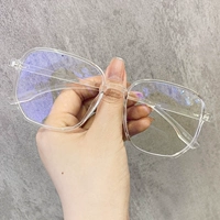 Прозрачная коробка+плоская бесцветная синяя свет