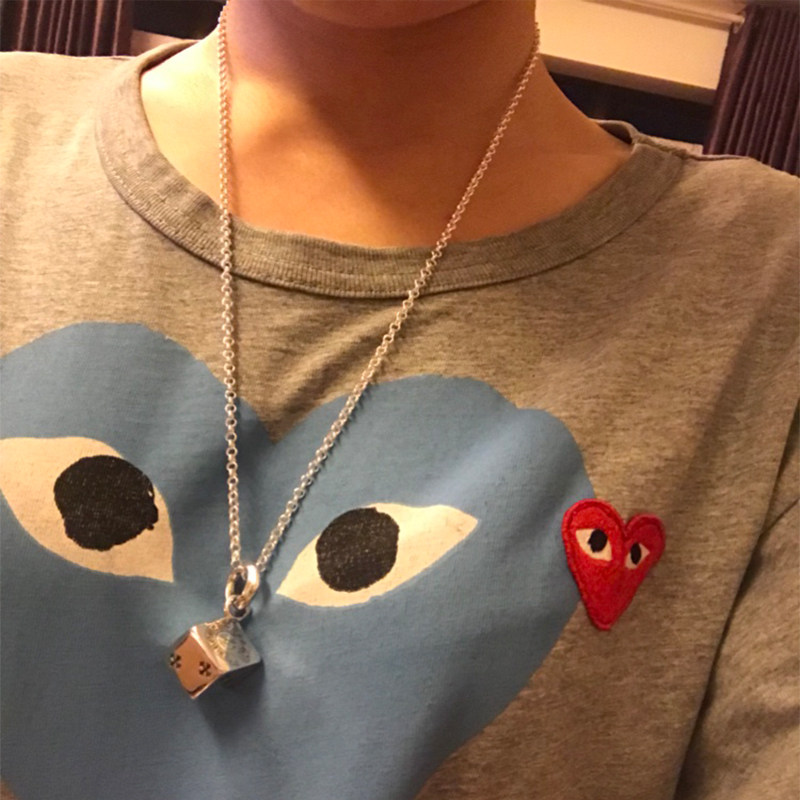 Boardrock Kerch Lovers 3MM Lock Bones 100 Hitch for men and women Necklace Pure Silver 925 Retro Neck Necklace GD Item Pendant Hair necklace