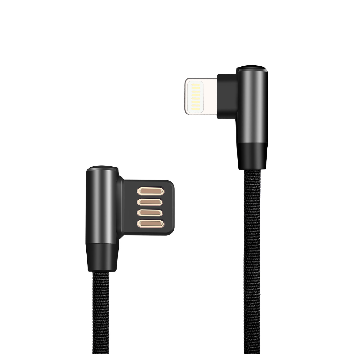 Double elbow fast charging data cable for Apple Android Type-c 30CM 1 m 2 m 3 m charging cable