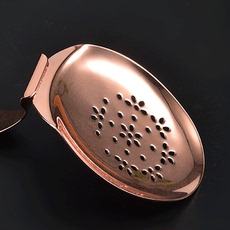 Фильтр для льда 狮晟不锈钢滤冰器酒吧家用朱莉普多功能调酒滤冰器梅花折弯过滤器