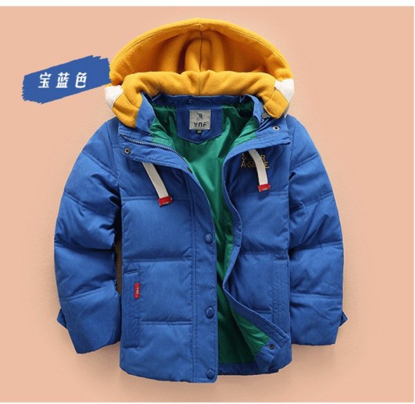 Bé xuống áo khoác giải phóng mặt bằng chống mùa có thể đối phó với chàng trai quần áo trẻ em dày lên con thủy triều 2018 quần áo trẻ em trai mùa đông của nam giới.