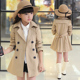 Cô gái mùa xuân và mùa thu Coat 2019 mới của Hàn Quốc phiên bản của áo gió mùa thu trẻ em mùa thu mùa thu trong các cô gái công chúa lâu chút