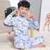 Childrens đồ lót bộ cotton bé trai và bé gái quần áo mùa thu quần mùa thu ở trẻ em bông quần áo áo len bé nhà lớn 3-16 tuổi. 