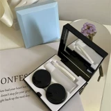 Ретро брендовые невидимые портативные очки, коробка для хранения, простой и элегантный дизайн