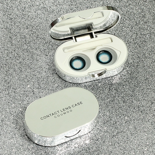初墨 Невидимые очки, маленькая милая банка для хранения, брендовая коробка, простой и элегантный дизайн