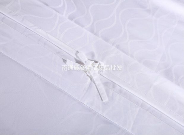 Khách sạn, gợn sóng nước gối bông trắng giường vải cotton jacquard - Gối trường hợp gối chống trào ngược cho bé