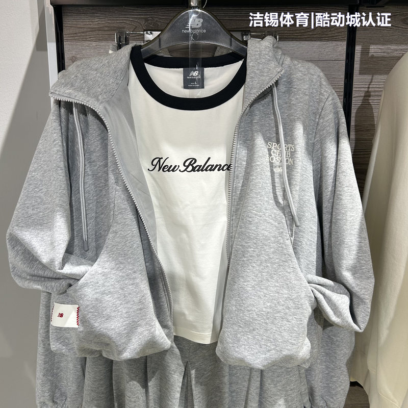 New Balance/Nb2026 Autumn Casual Hooded Knitted Cotton Jacket Cardigan Jacket for Women Wj6227Wr New Balance/Nb2026 Autumn Casual Hooded Knitted Cotton Jacket Cardigan Jacket for Women Wj6227Wr