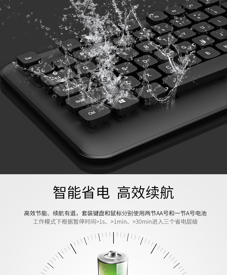 优派  无线键盘鼠标套装 图8
