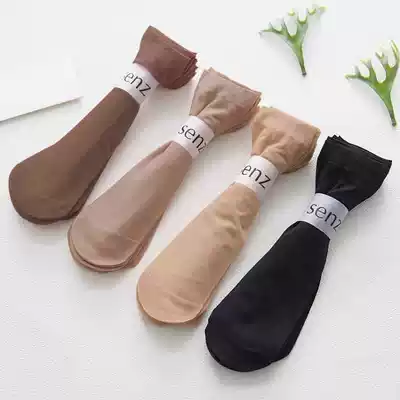 (Value 20 5 pairs) socks female anti-hook silk short stockings socks summer thin women short socks