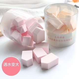 Einweg-puderquaste-schwamm, schönheits-make-up-ei, make-up-ei, frisst kein pulverregal, trockenes und nasses loses puder-make-up-schwamm mit doppeltem verwendungszweck