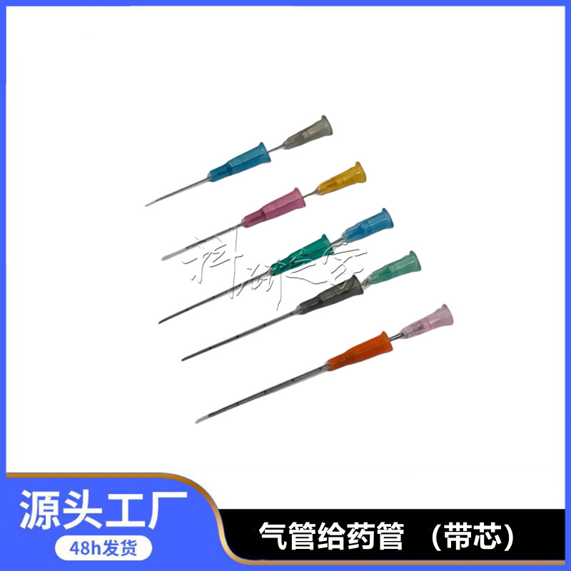 大小鼠气管给药插管气管导管呼吸辅助实验动物给药盲插气切插软管