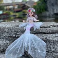 Музыка свет+толстая русалка белая [около 15 см]