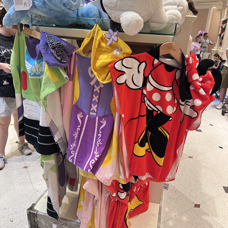Hong Kong Disneyland Toy Story Buzz Lightyear Blanket Children's Hooded Pullover Beach Towel