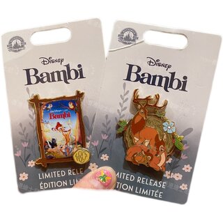 Hong Kong Disneyland Bambi Cute Cartoon Limited Edition Badge Collection Exchange Pin